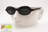 SERGIO TACCHINI S.T. 1515-S Vintage Sunglasses oval rims, lucite black acetate, New Old Stock 90s