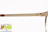 MARIO VALENTINO by METALFLEX mod. C.12 355 Vintage eyeglass frame women, golden & black, New Old Stock 1980s