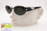 YVES SAINT LAURENT 6078 Y388 Vintage oval sunglasses, blue metallized frame, New Old Stock 90s