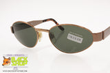 OLIVER by VALENTINO mod. 1864 1312 Vintage oval sunglasses, made in Italy, New Old Stock 90s