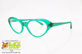 ALEX Vintage eyeglass frame women, cat eye emerald green, New Old Stock 1970s