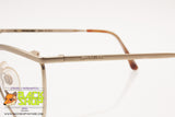 TRUSSARDI TPL 130 Vintage 80s women's eyeglass frame, satin eyebrows, New Old Stock 1980s