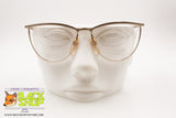 TRUSSARDI TPL 130 Vintage 80s women's eyeglass frame, satin eyebrows, New Old Stock 1980s