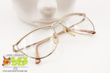 TRUSSARDI TPL 130 Vintage 80s women's eyeglass frame, satin eyebrows, New Old Stock 1980s