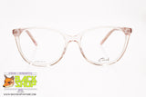 CLARK by TREVI COLISEUM mod. K1020 C.1 Vintage eyeglass frame women, soft pink translucent, New Old Stock
