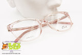 CLARK by TREVI COLISEUM mod. K1020 C.1 Vintage eyeglass frame women, soft pink translucent, New Old Stock