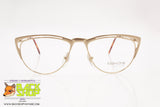 ESSENCE by DIACO mod. 660 G/SATING GLD, Vintage eyeglass frame designer women cat eye, New Old Stock 1990s