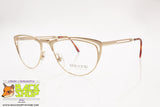 ESSENCE by DIACO mod. 660 G/SATING GLD, Vintage eyeglass frame designer women cat eye, New Old Stock 1990s