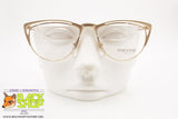 ESSENCE by DIACO mod. 660 G/SATING GLD, Vintage eyeglass frame designer women cat eye, New Old Stock 1990s