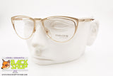 ESSENCE by DIACO mod. 660 G/SATING GLD, Vintage eyeglass frame designer women cat eye, New Old Stock 1990s