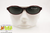 SERGIO TACCHINI S.T. 1562-S Vintage Sunglasses oval rims, traslucent red acetate, New Old Stock 90s