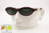 SERGIO TACCHINI S.T. 1562-S Vintage Sunglasses oval rims, traslucent red acetate, New Old Stock 90s