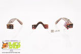O-SIX GLASSES mod. 034 202 Vintage eyeglass frame rhombus shape, rimless screwed lenses, New Old Stock 1990s