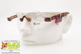 O-SIX GLASSES mod. 034 202 Vintage eyeglass frame rhombus shape, rimless screwed lenses, New Old Stock 1990s