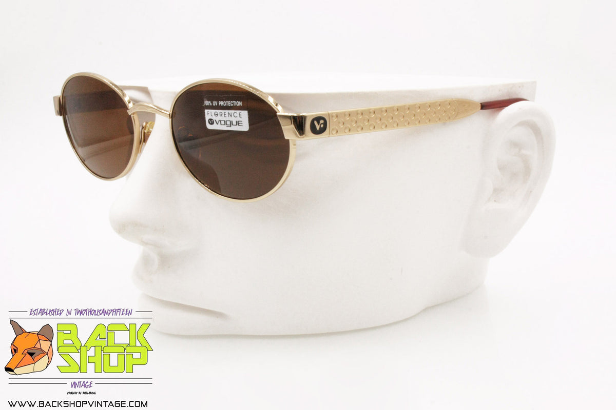 FLORENCE VOGUE mod. VO 3133-S ORO, Vintage sunglasses golden 