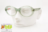 LIFE Vintage eyeglass frame women, sturdy acetate green, New Old Stock 1970s