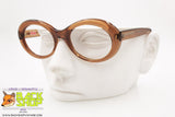LIFE Vintage eyeglass frame women, sturdy acetate brown, New Old Stock 1970s