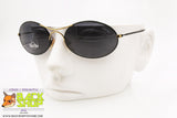 BLUE BAY by SAFILO mod. YUMA/S HU6, Vintage oval sunglasses, black & golden, New Old Stock 1990s