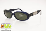 MOSCHINO mod. M3543-S Vintage women's sunglasses, blue acetate, New Old Stock