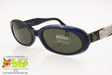 MOSCHINO mod. M3543-S Vintage women's sunglasses, blue acetate, New Old Stock