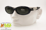 MOSCHINO mod. M3543-S Vintage women's sunglasses, blue acetate, New Old Stock