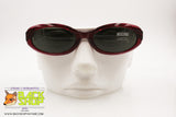MOSCHINO mod. M3543-S Vintage women's sunglasses, red acetate, New Old Stock