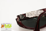 MOSCHINO mod. M3543-S Vintage women's sunglasses, red acetate, New Old Stock