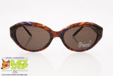 OBSERVER made in Italy, Vintage women sunglasses ovaloid inlaid pattern, New Old Stock 1990s