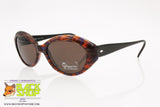 OBSERVER made in Italy, Vintage women sunglasses ovaloid inlaid pattern, New Old Stock 1990s