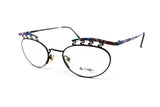 Crazy and uncommon STING by ATAIR eyeglasses // sunglasses structure, adorned frame psycho pattern , NOS 1980s