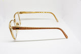 Vtg 70s Valentino Garavani rhomboidal sheet pattern  golden frame, unique hype eyewear made in Italy, Nos vintage