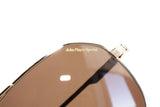 Luxury and Rare Aviator sunglasses John Player Special mod. JPS 210 golden plated 22K // 80s mens sunglasses brown lenses , New Old stock