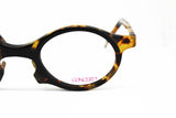 One of a kind concept design by CONCERT eyewear frame // sunglasses frame totally Hand made in Italy havana tortoise, NOS 70s