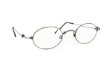 Smart oval reading glasses ENJOY green & black, light and cosy // vintage oval eyewear modern and design // Vintage circa 1980s
