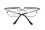 Modern design eyewear frame DUNCKER mod. Aspekte // Space age flat top glasses octagonal lenses // Vintage Deadstock 1980s