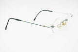 Rimless reading glasses ROCCO made in Germany  // vintage late 80s, fine quality vintage