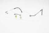 Rimless reading glasses ROCCO made in Germany  // vintage late 80s, fine quality vintage