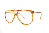 Paul St. Jaques mod. Jill vintage pilot eyewear circa 1970s honey havana acetate // Vintage eyewear Deadstock