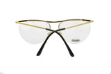 Missoni M316 bohemian golden glasses eyewear // half rimmed frame wired // New Old Stock 80s