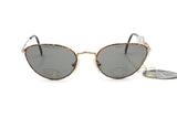SAFILO Team mod. 7757 sunglasses cat eye ladies woman golden & hot spotted // Vintage 1980s dead stock sunglasses
