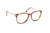 Trevi mod. VIP 884 eyeglasses eyewear frame acetate and metal // Golden & Brown spotted // Squared frame // Deadstock 1970s