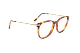 Trevi mod. VIP 884 eyeglasses eyewear frame acetate and metal // Golden & Brown spotted // Squared frame // Deadstock 1970s