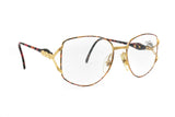 Womens butterfly eyewear oversize DEDALO by VENTURA made in Italy // golden frame with marble hot tones effects // Deadstock 1970s