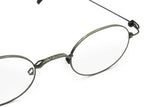 Smart oval reading glasses ENJOY green & black, light and cosy // vintage oval eyewear modern and design // Vintage circa 1980s