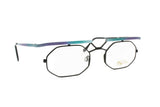 Modern design eyewear frame DUNCKER mod. Aspekte // Space age flat top glasses octagonal lenses // Vintage Deadstock 1980s