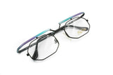 Modern design eyewear frame DUNCKER mod. Aspekte // Space age flat top glasses octagonal lenses // Vintage Deadstock 1980s