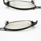 Vintage eyeglasses modern design with Pop Art pattern around lenses and arms // Vintage 1990s uncommon eyeglasses