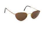 SAFILO Team mod. 7757 sunglasses cat eye ladies woman golden & hot spotted // Vintage 1980s dead stock sunglasses