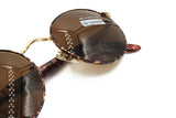 Vintage SERGIO TACCHINI sunglasses golden & brown dappled, Vintage Italian designer sunglasses 80s, New Old stock