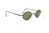 LOOK sunglasses mod. 633 little round sunnies with electric blue frame, Real hipster look , fashionable sunnies New Old Stock 80s
